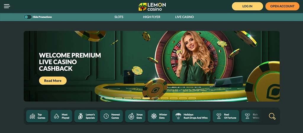 lemon casino, online casino, website