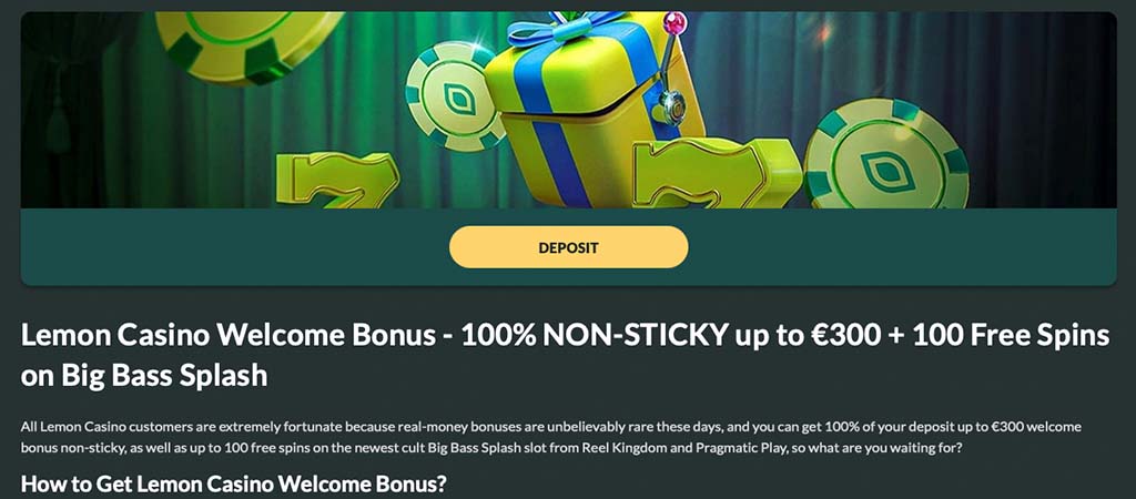 lemon casino, welcome bonus, bonus offer